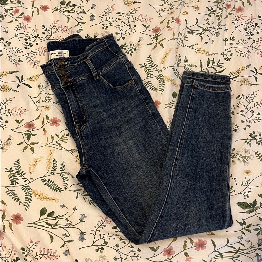 Saint Laurent Indigo Denim Jeans